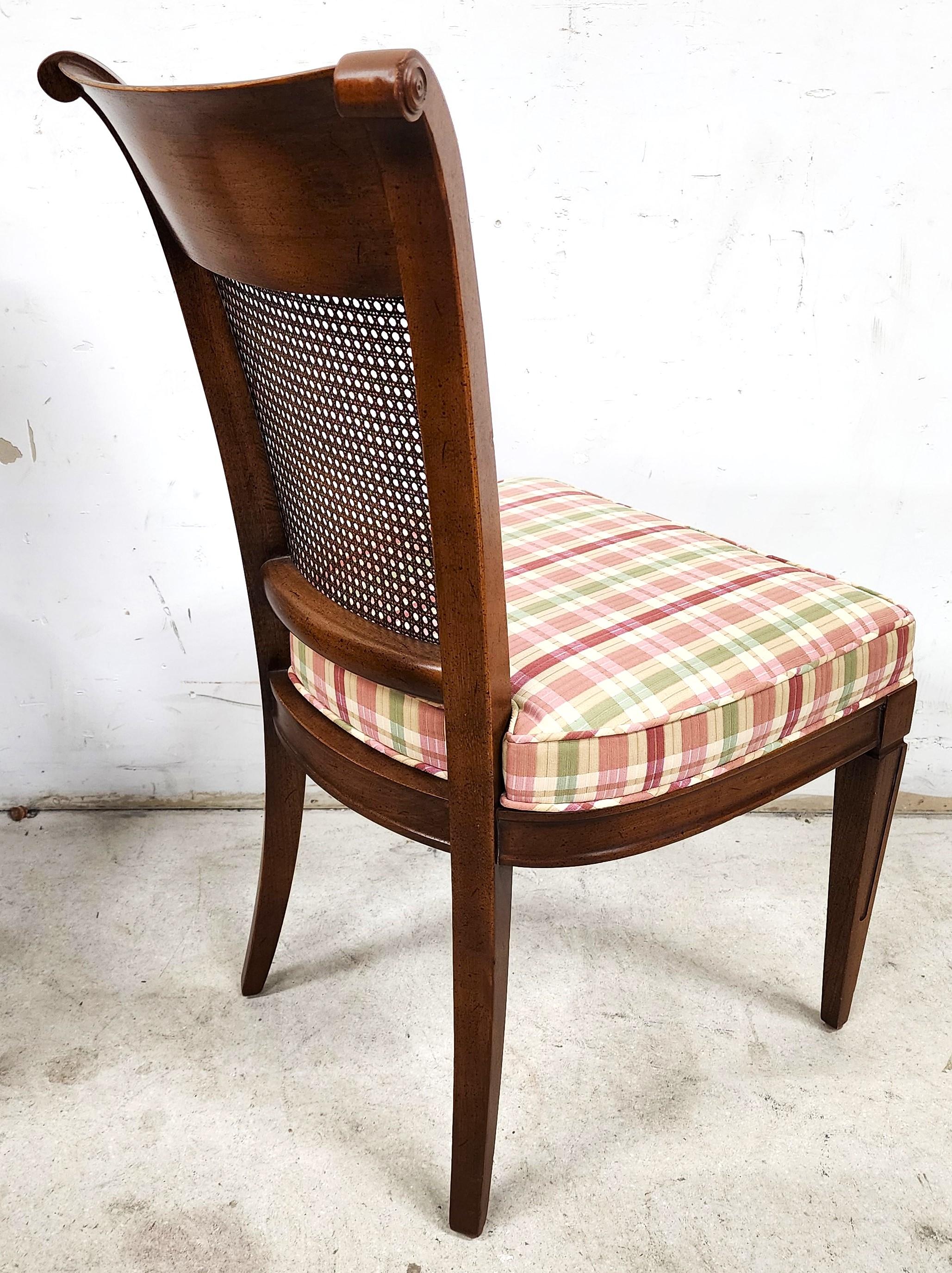 Louis XVI Dining Chairs French Country Caned Back For Sale 6