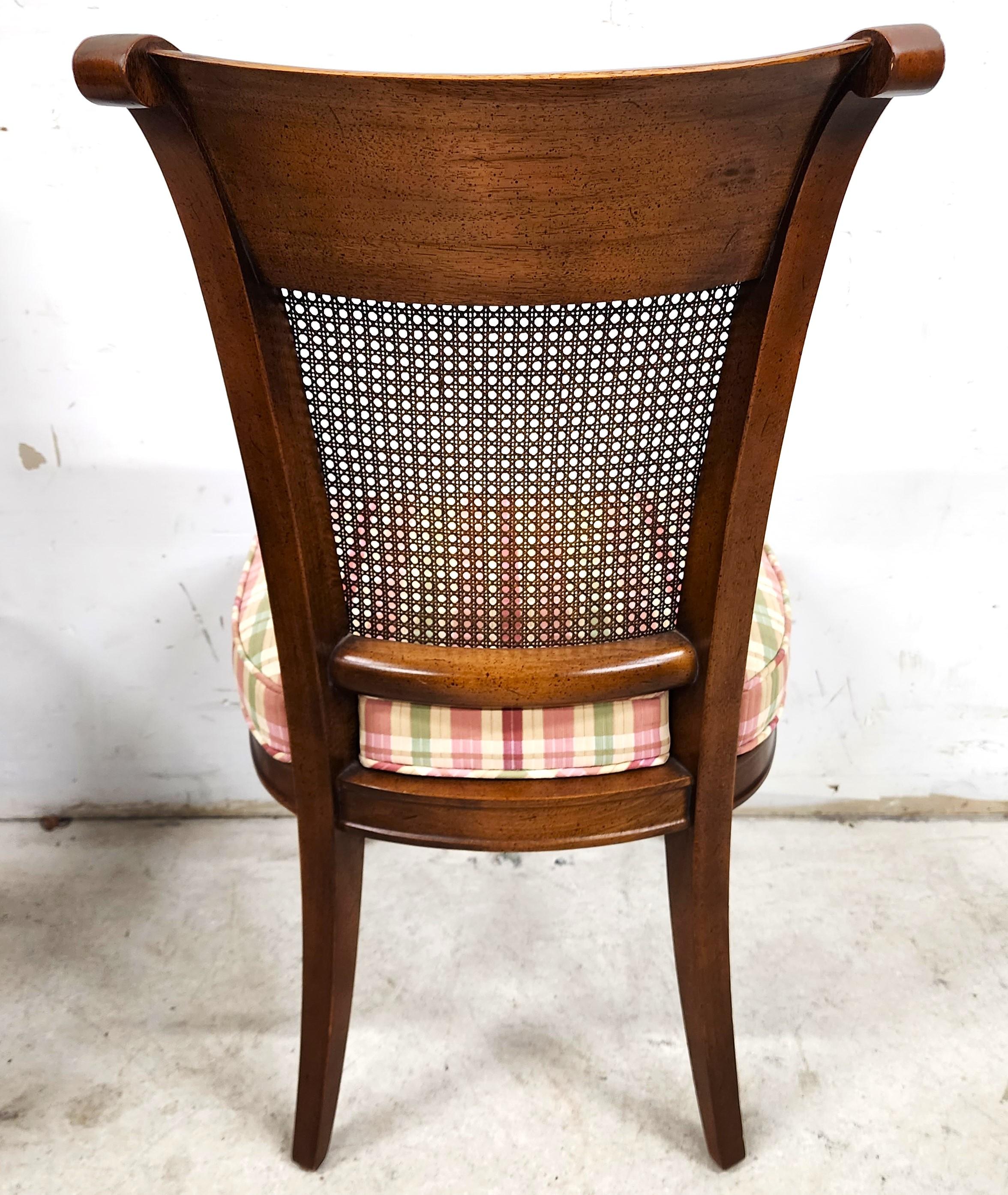 Louis XVI Dining Chairs French Country Caned Back For Sale 7