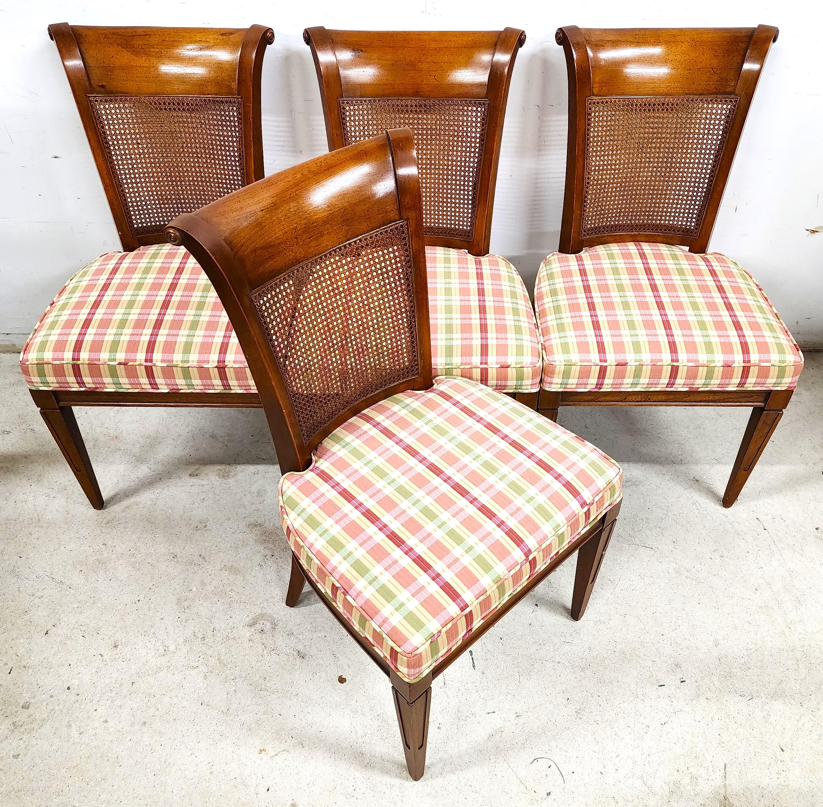 Louis XVI Dining Chairs French Country Caned Back For Sale 9