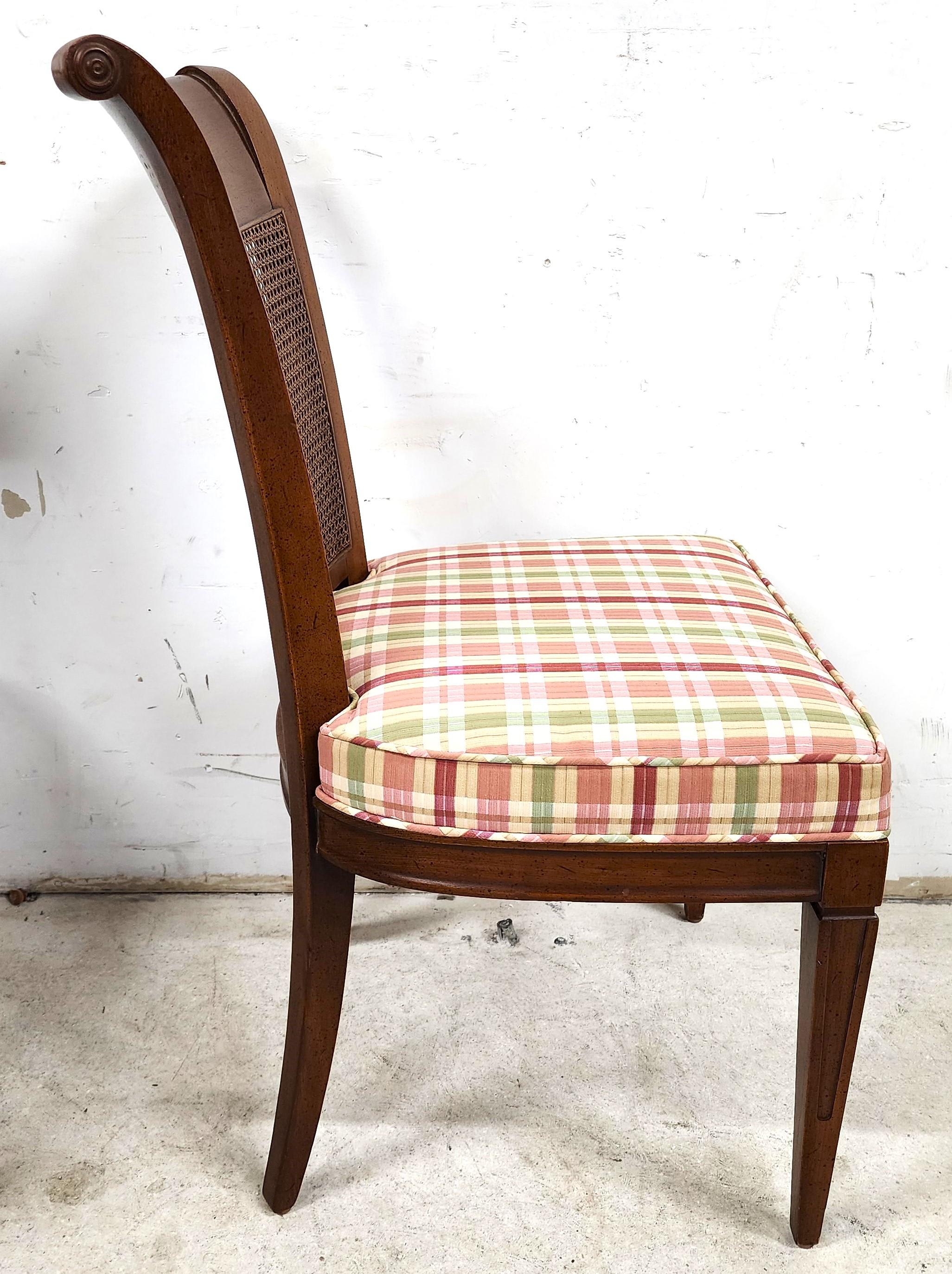 Louis XVI Dining Chairs French Country Caned Back For Sale 4