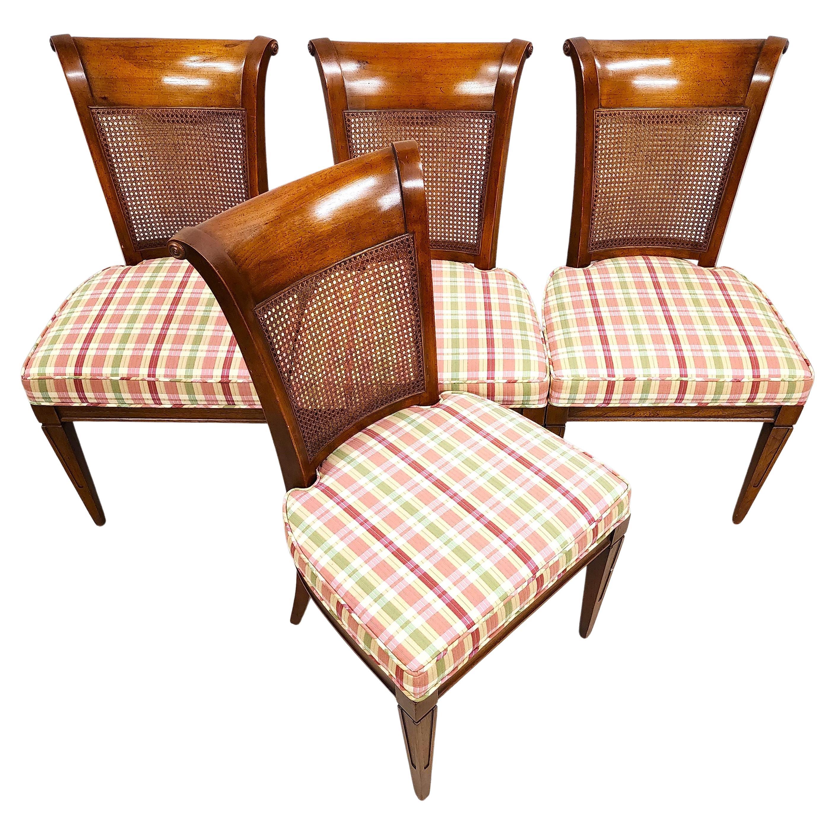 Louis XVI Dining Chairs French Country Caned Back For Sale