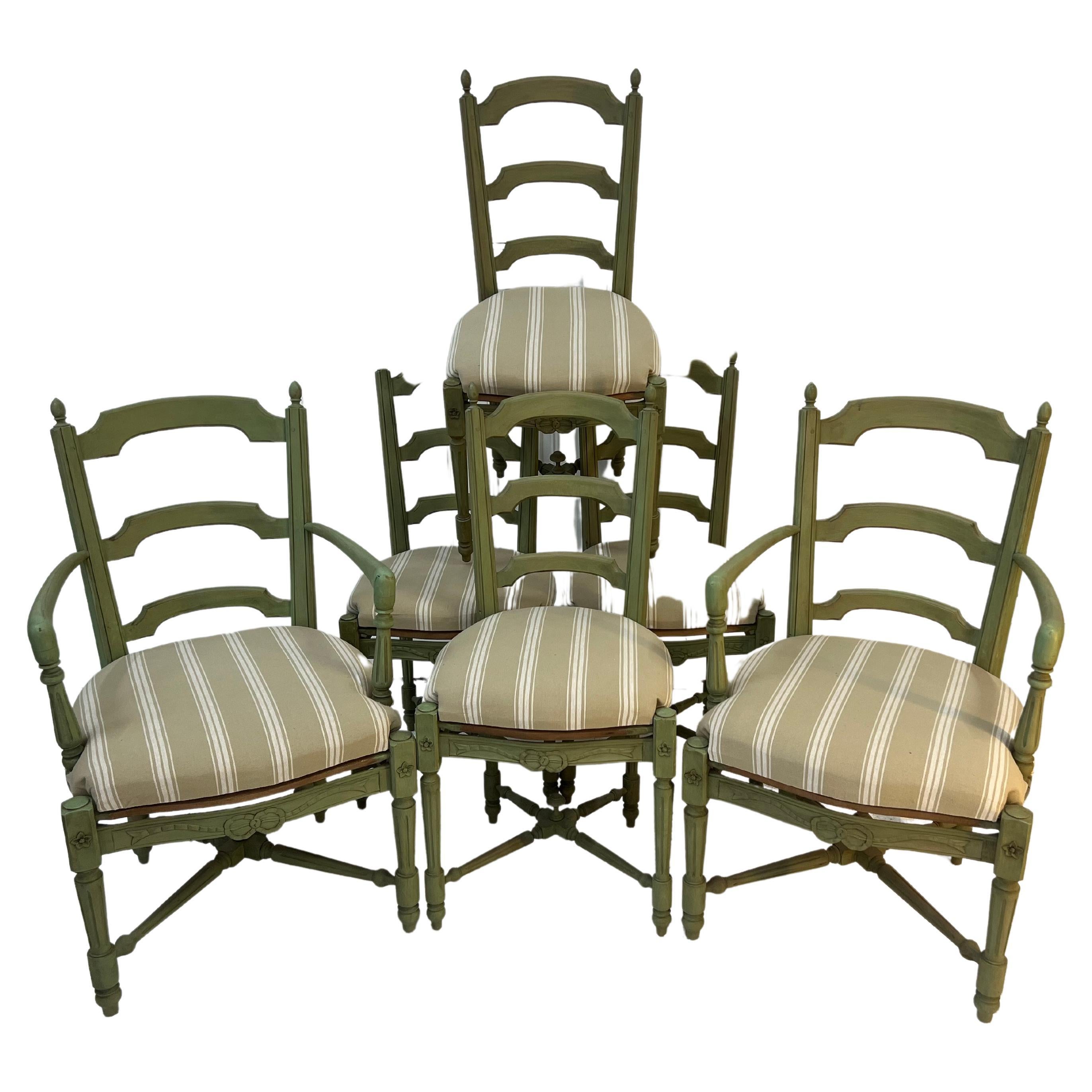 Louis XVI Dining Chairs, 20th Century For Sale