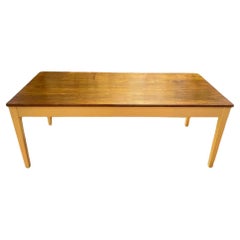 Louis XVI - Directoire Farmhouse Table w/ Gold Spindle Legs - Gold, 19th Century