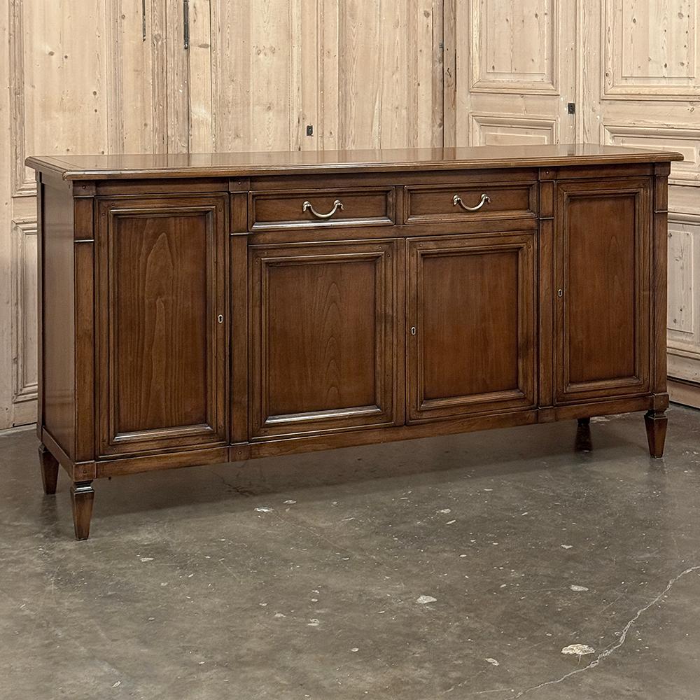 Louis XVI ~ Directoire Style Buffet by Selva of Italy is a superlative example of the storied maker's fine quality products.  Founded in 1968, the company has used skilled artisans and select hardwoods to produce the 