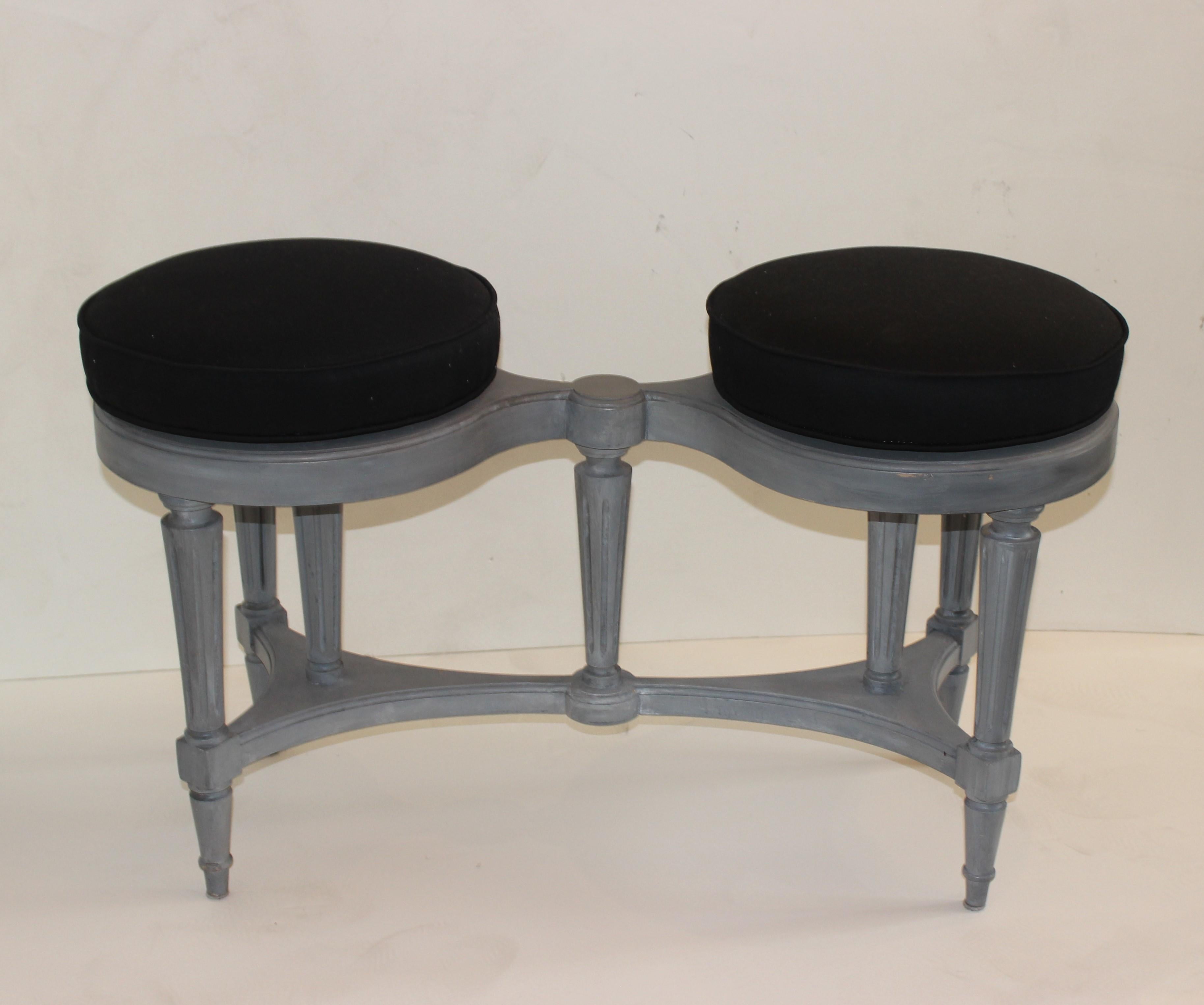Louis XVI Double Seat Piano Bench For Sale 8