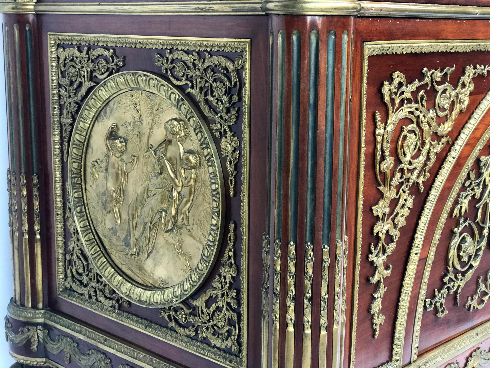 Louis XVI Dresser, Signed Paul Sormani, Paris, 1890s 4