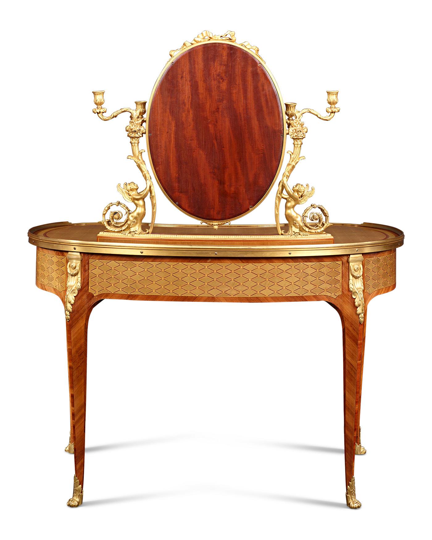 Louis XVI Dressing Table by Paul Sormani In Excellent Condition For Sale In New Orleans, LA