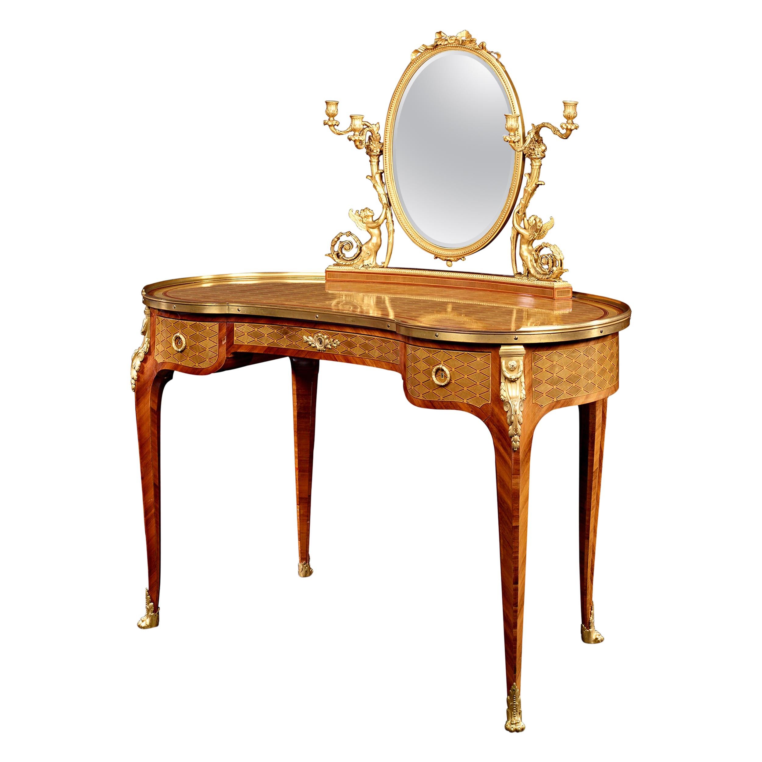 Louis XVI Dressing Table by Paul Sormani For Sale