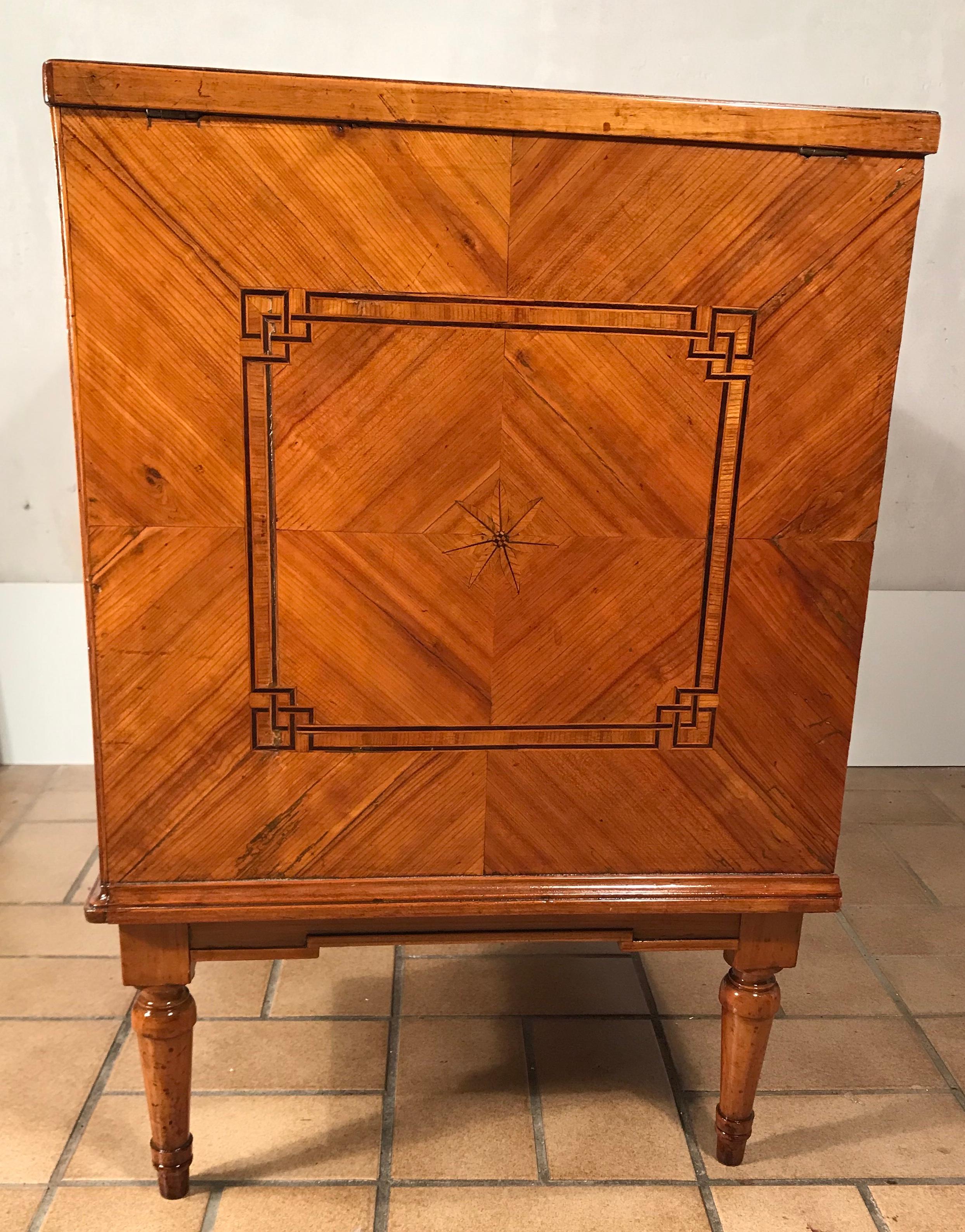 Louis XVI Dressing Table, Cherry Veneer, South East Germany, 1780 8