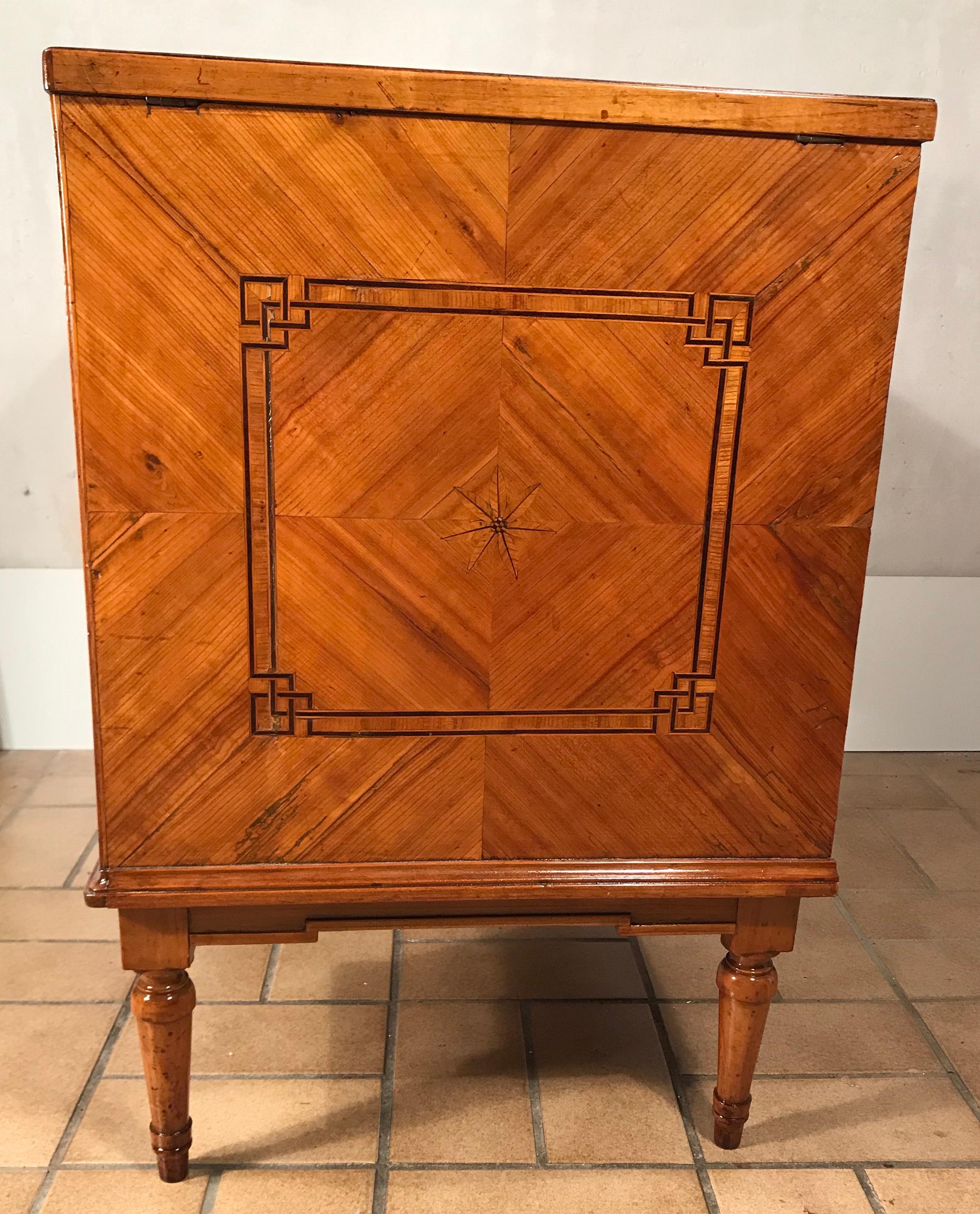 Louis XVI Dressing Table, Cherry Veneer, South East Germany, 1780 9