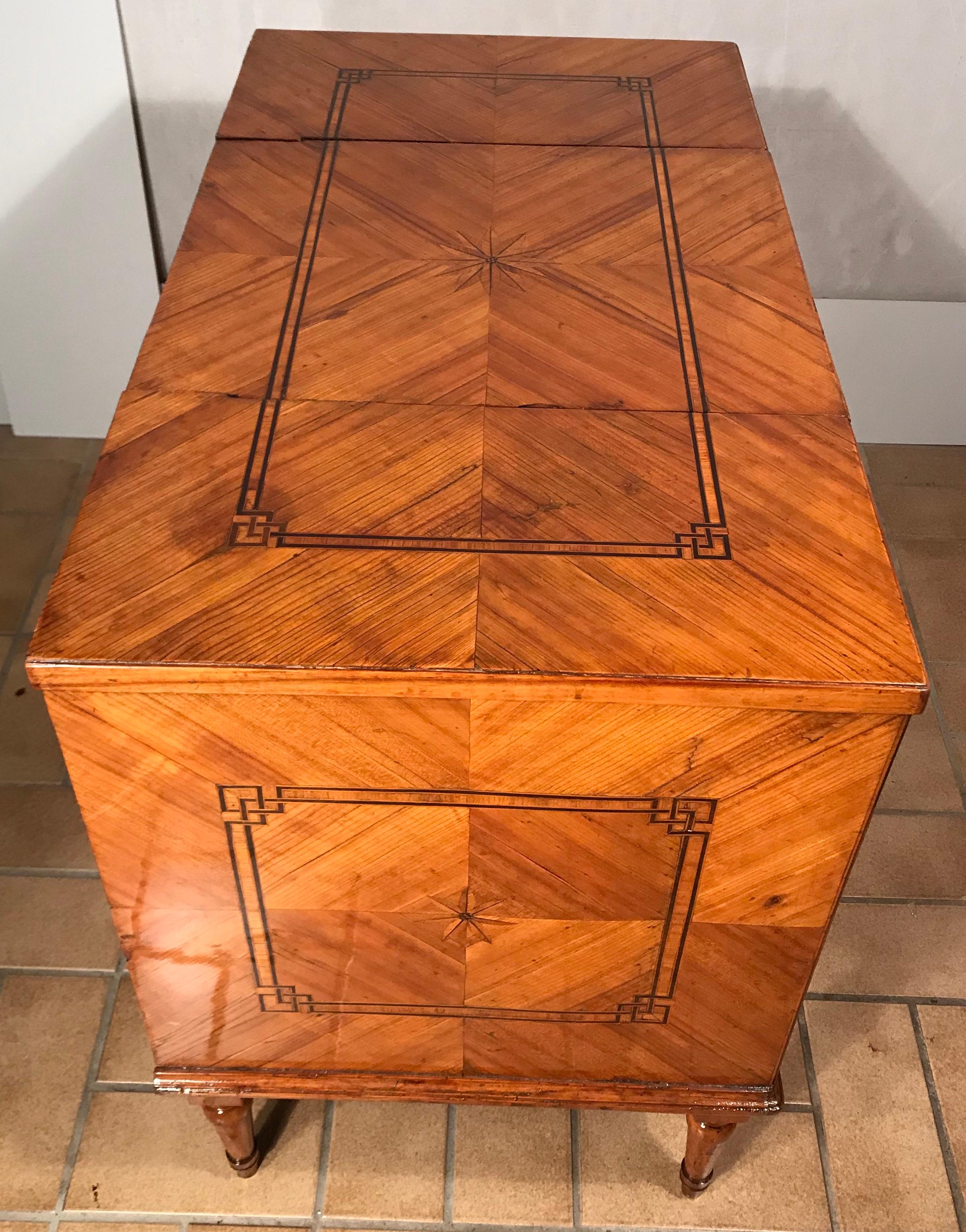 Louis XVI Dressing Table, Cherry Veneer, South East Germany, 1780 11