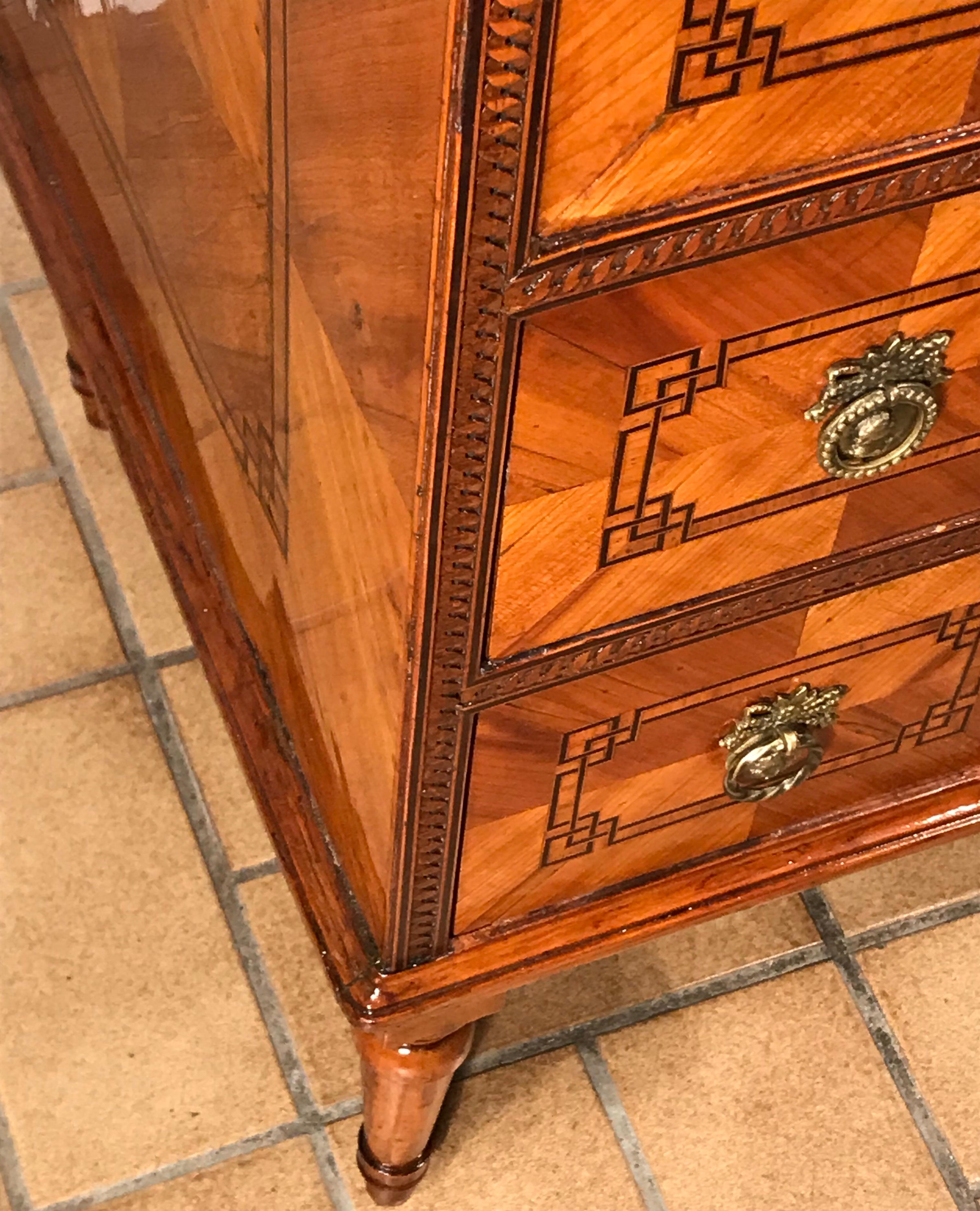 Louis XVI Dressing Table, Cherry Veneer, South East Germany, 1780 4