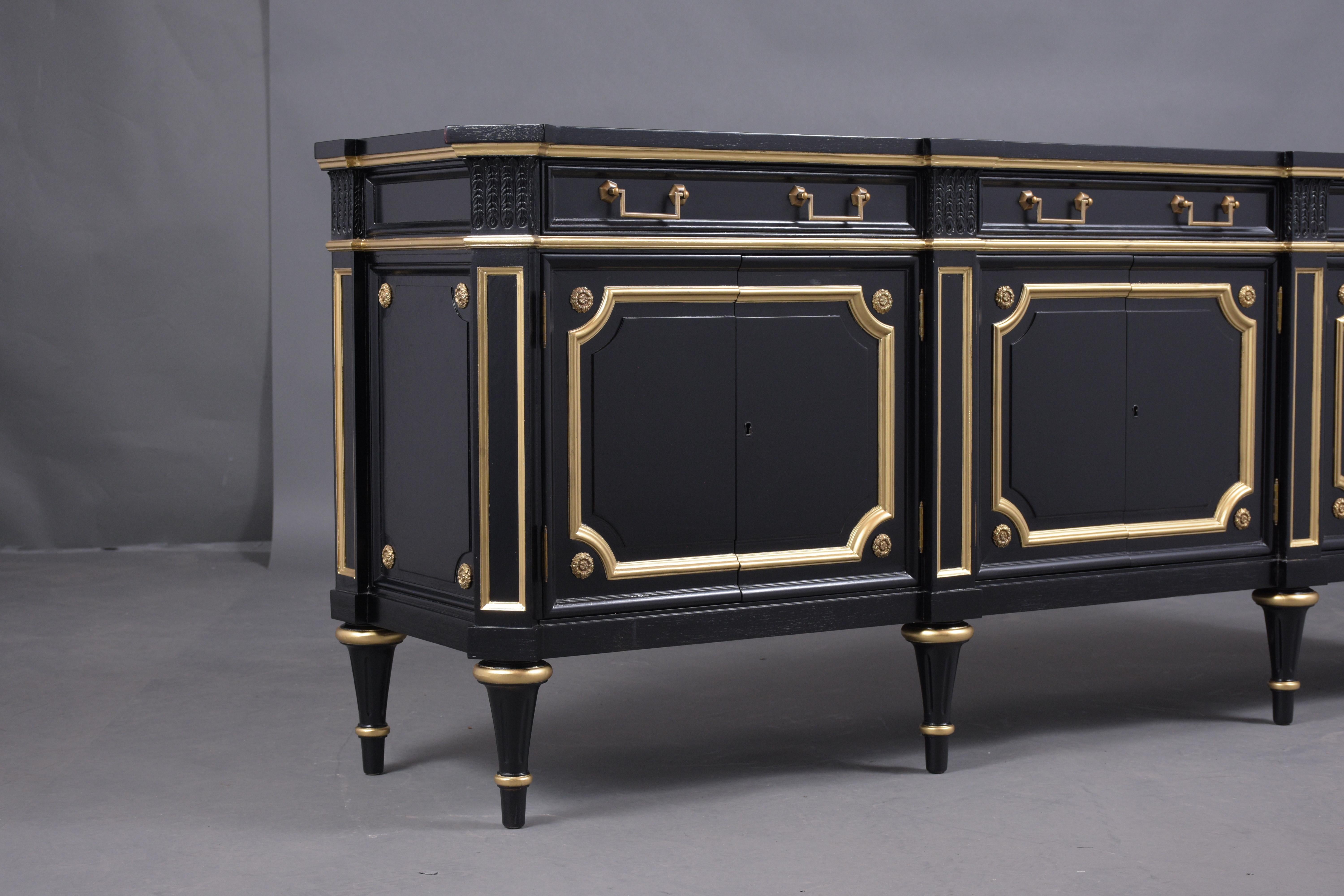 Louis XVI Ebonized Buffet 9