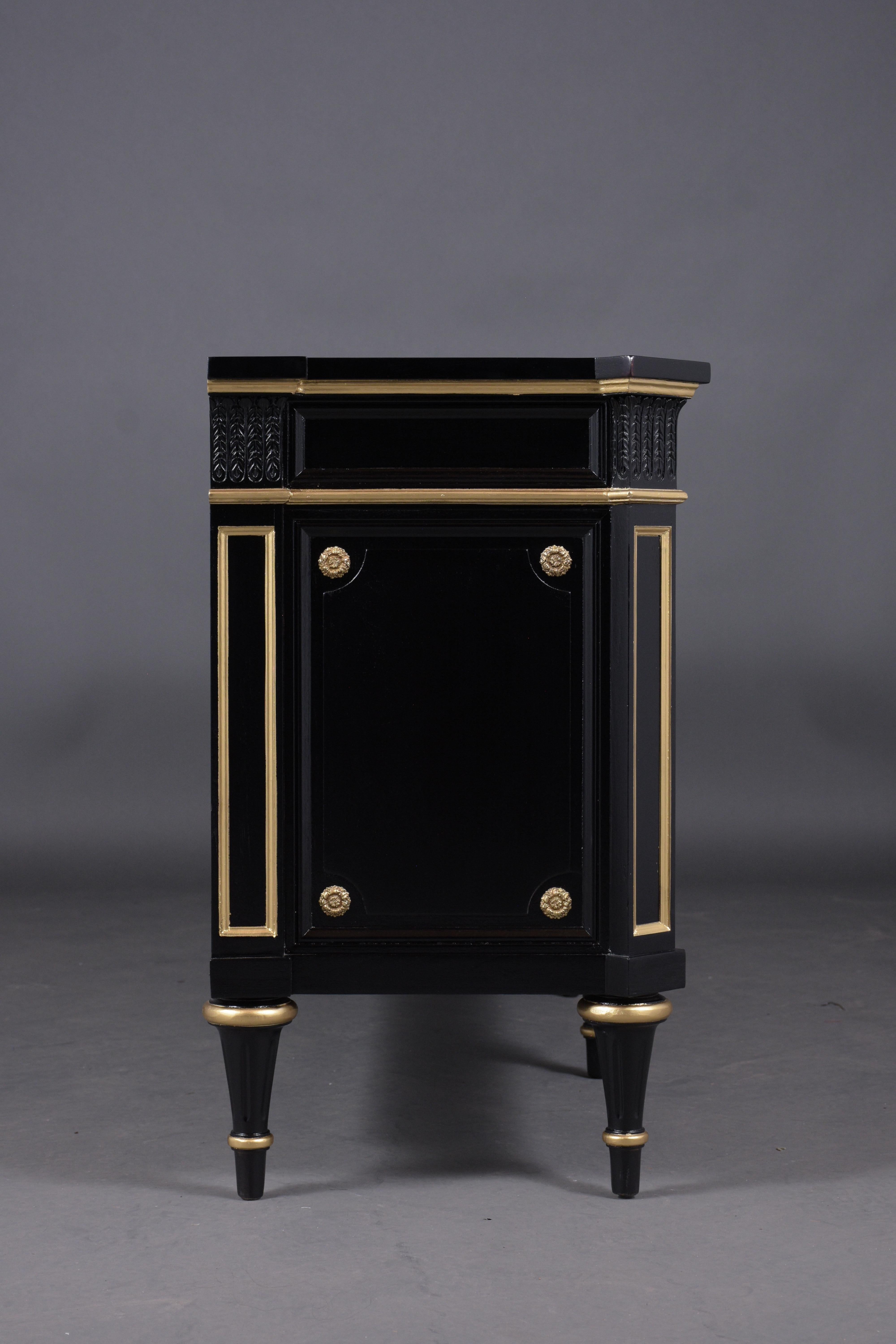 Louis XVI Ebonized Buffet 10