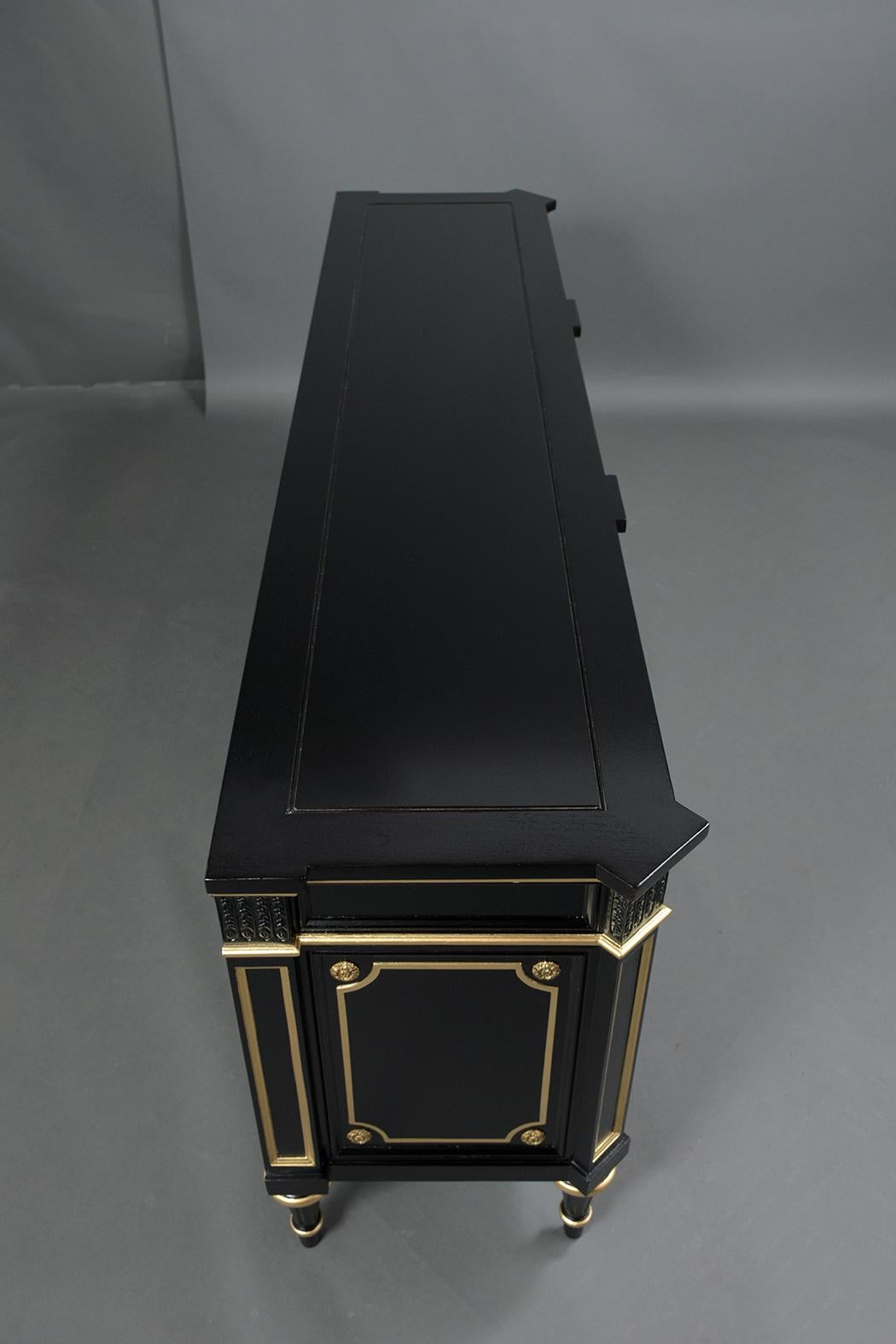 Louis XVI Ebonized Buffet 12