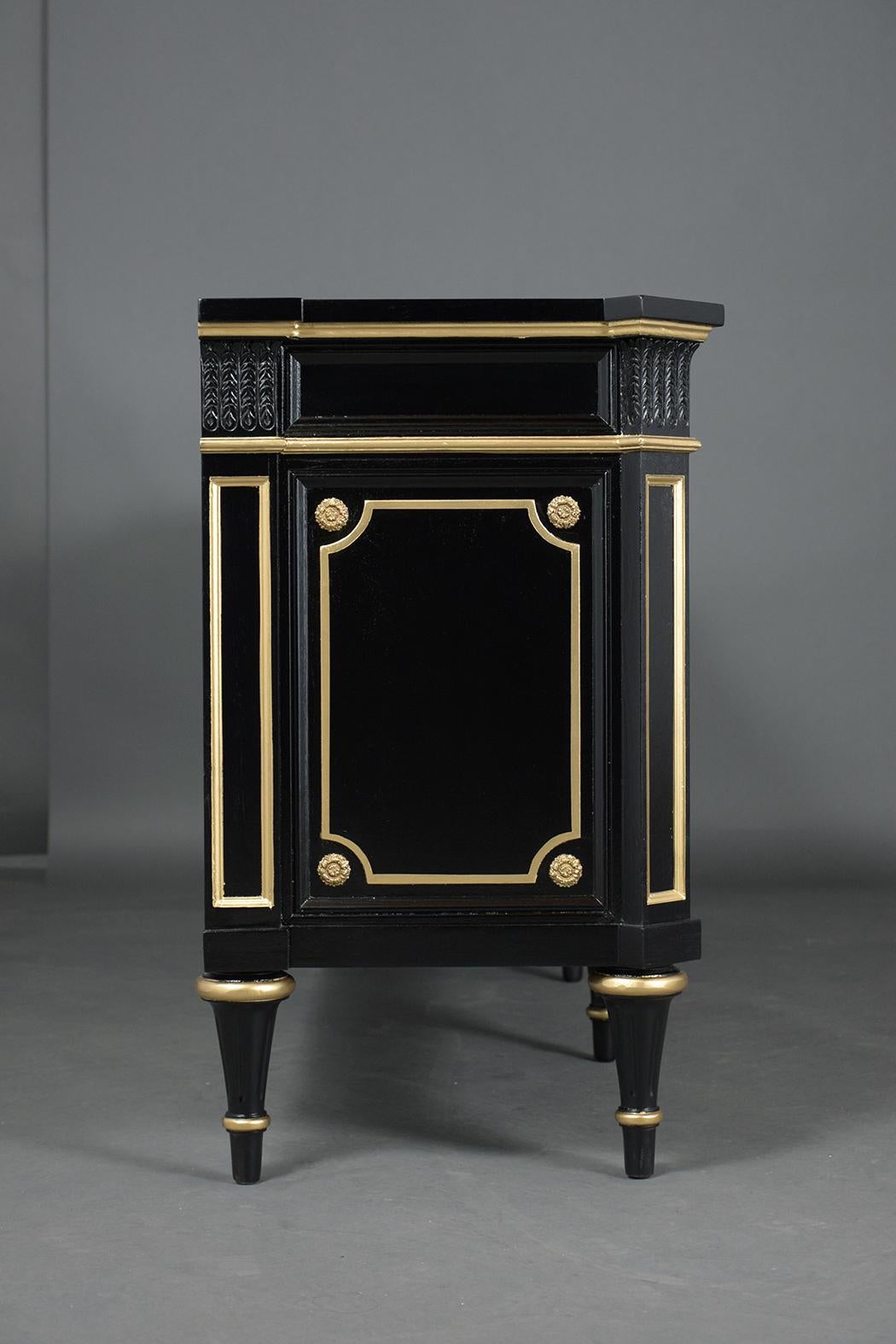 Louis XVI Ebonized Buffet 13