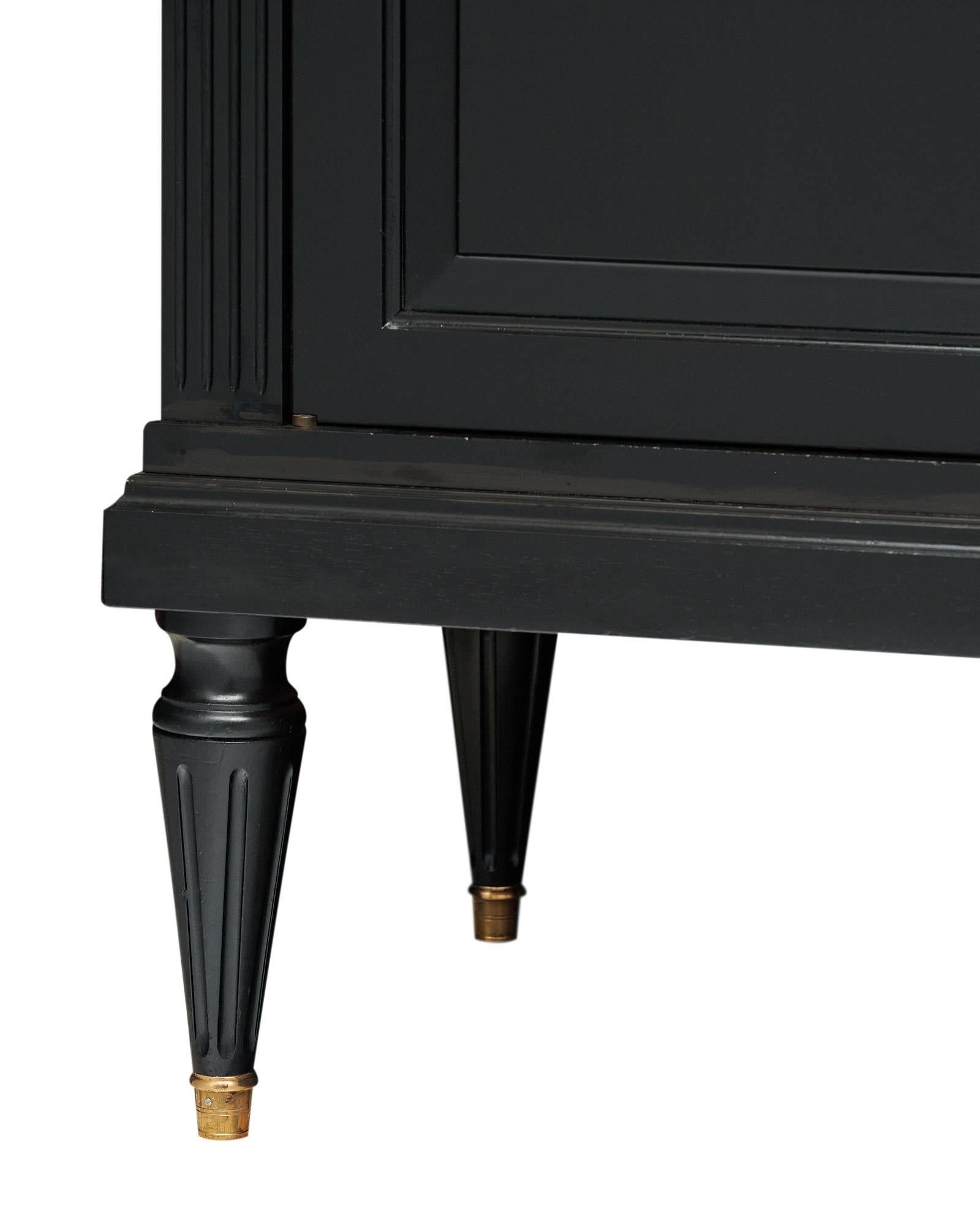 Louis XVI Ebonized Buffet In Good Condition For Sale In Austin, TX