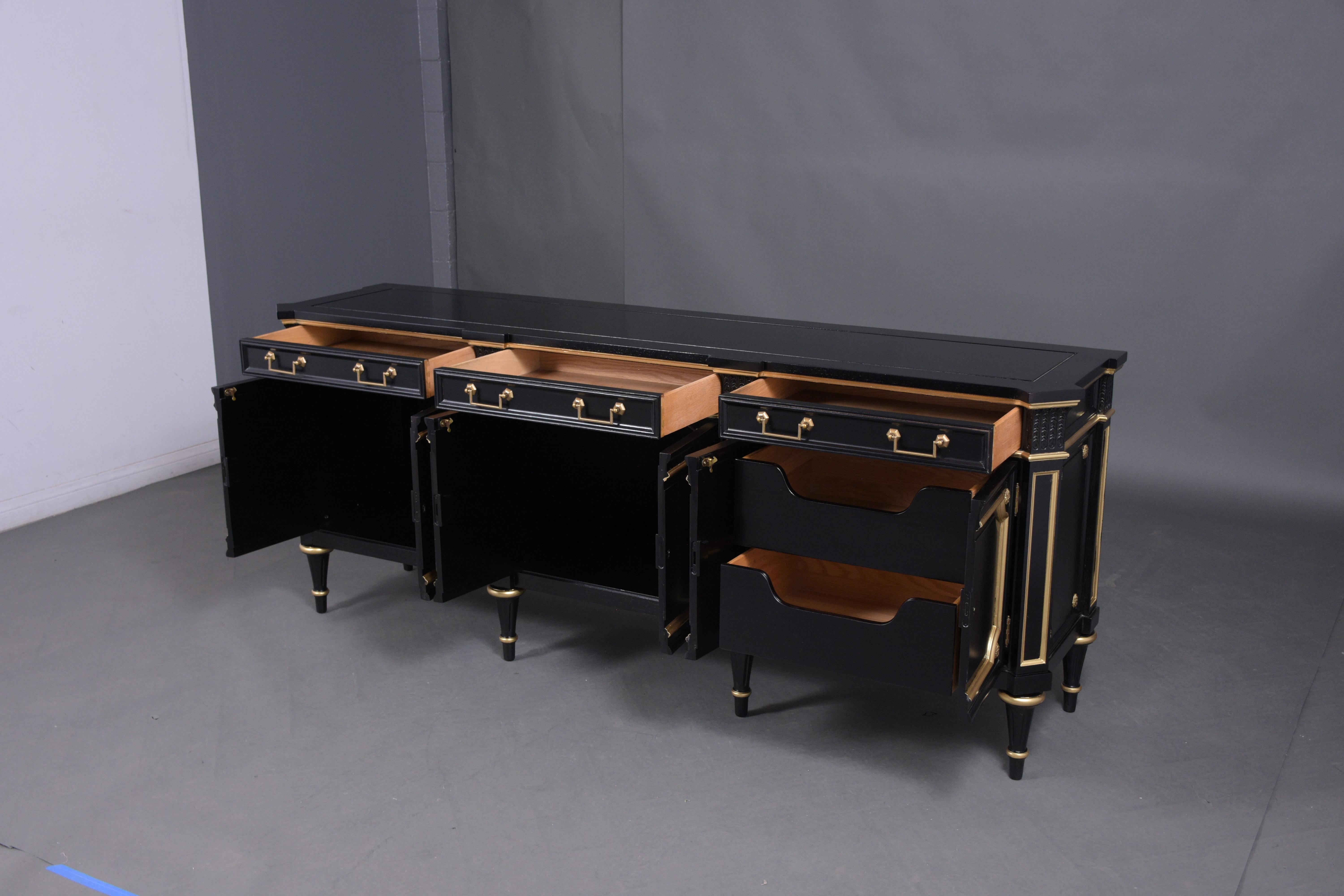 Louis XVI Ebonized Buffet 1