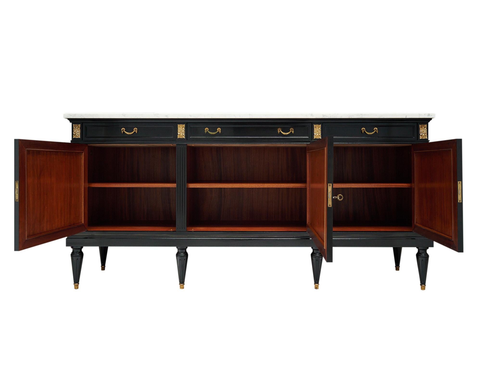 Louis XVI Ebonized Buffet For Sale 3