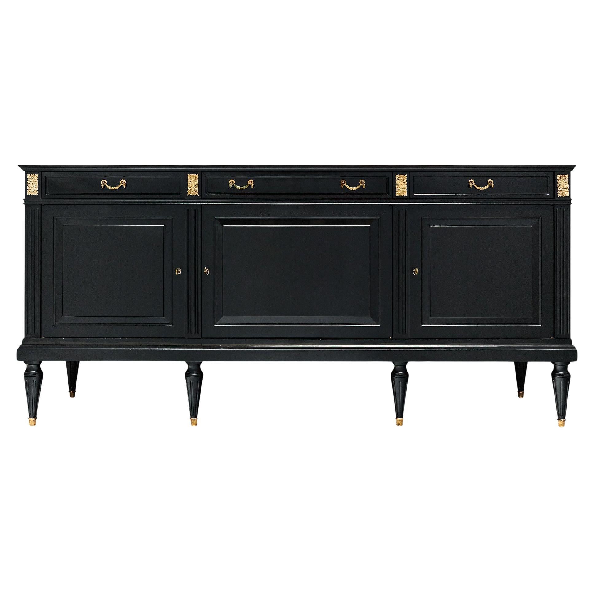 Louis XVI Ebonized Buffet For Sale