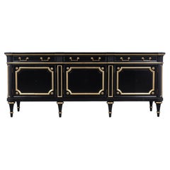 Louis XVI Ebonized Buffet 