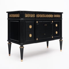 Louis XVI Ebonized Chest of Drawers