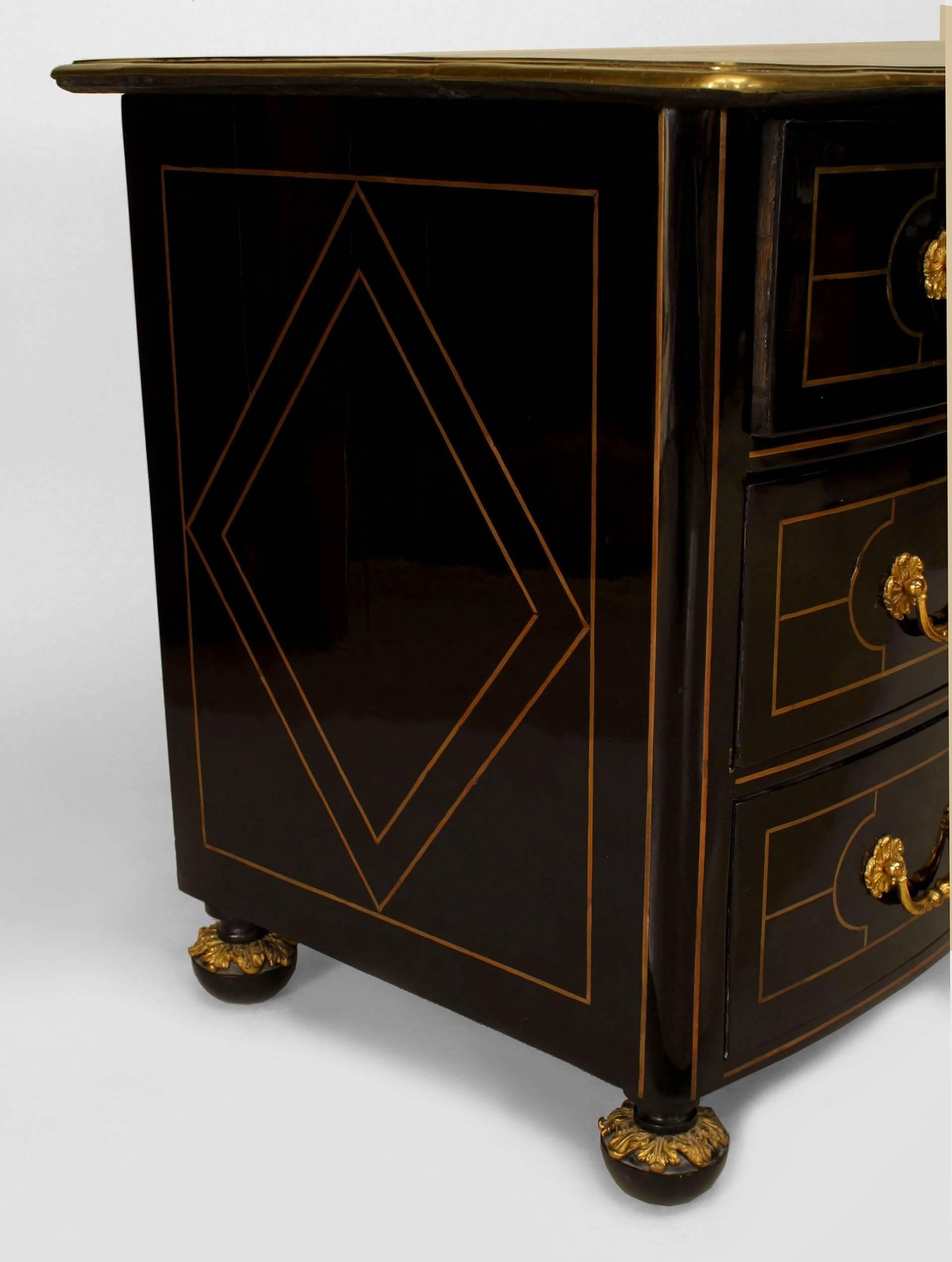 Louis XVI Ebonized Commode  In Good Condition In New York, NY