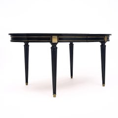 Louis XVI Ebonized Dining Table