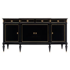 Louis XVI Ebonisiertes Französisches Buffet