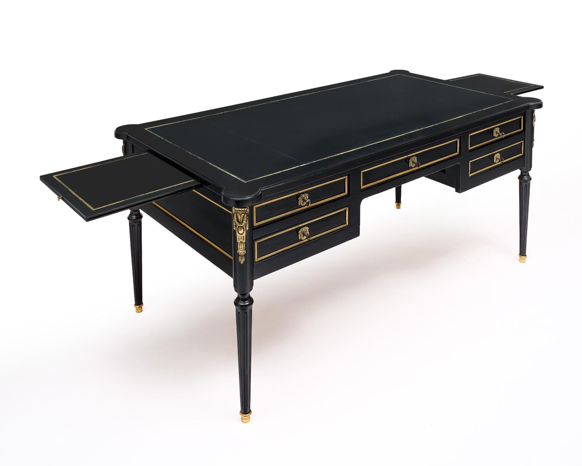 French Louis XVI Ebonized Writing Desk For Sale
