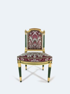 Louis XVI Era Chaise Probably from Pavlovsk Palace, Late 18th Century