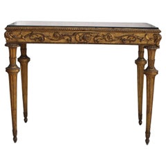 Konsolentisch aus vergoldetem Holz, Louis XVI, 18. Jahrhundert