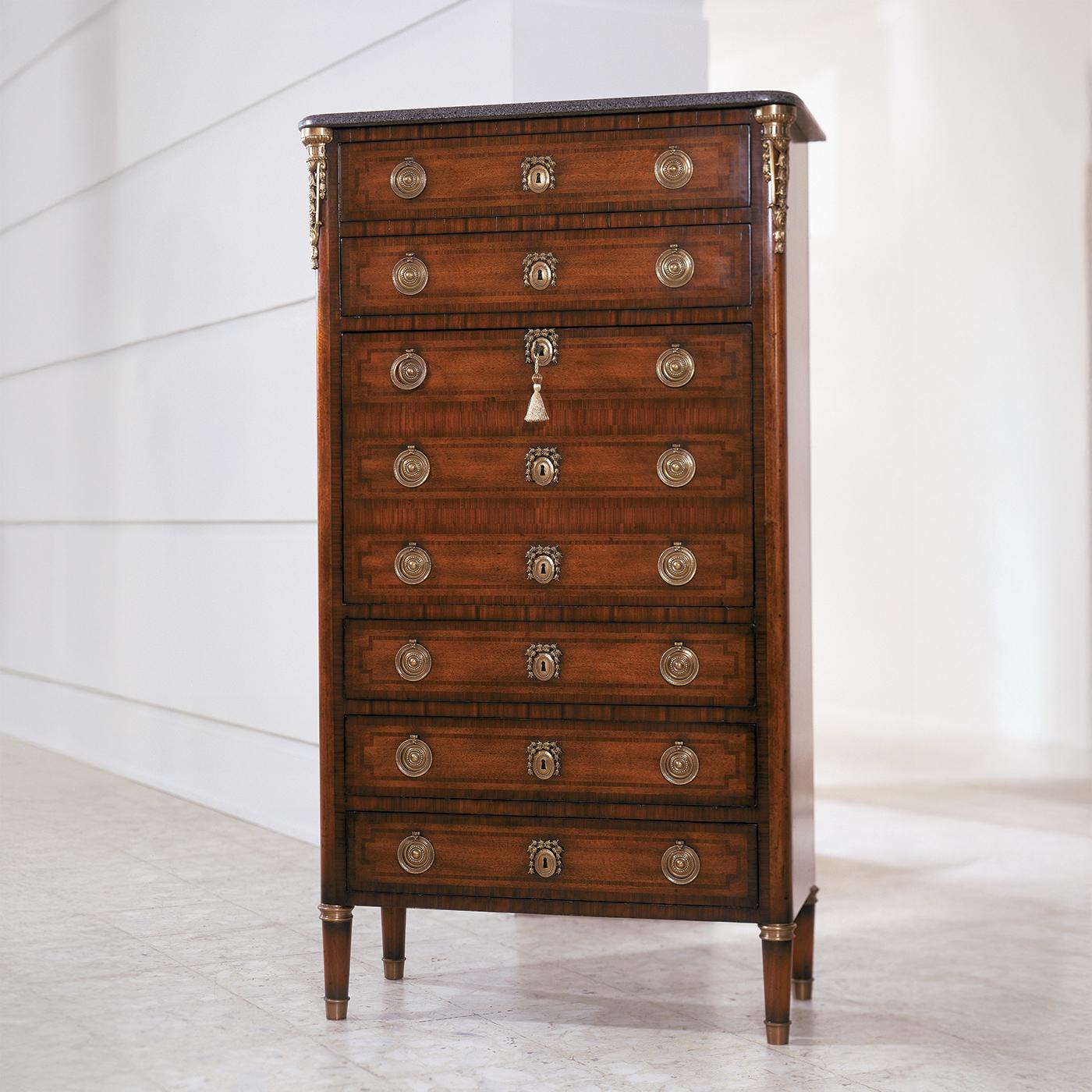 XXI secolo e contemporaneo Louis XVI Fall Front Desk in vendita