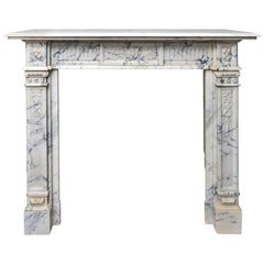 Antique Louis XVI Fireplace from the Late 19th Century