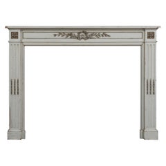 Louis XVI Kaminsims aus Holz