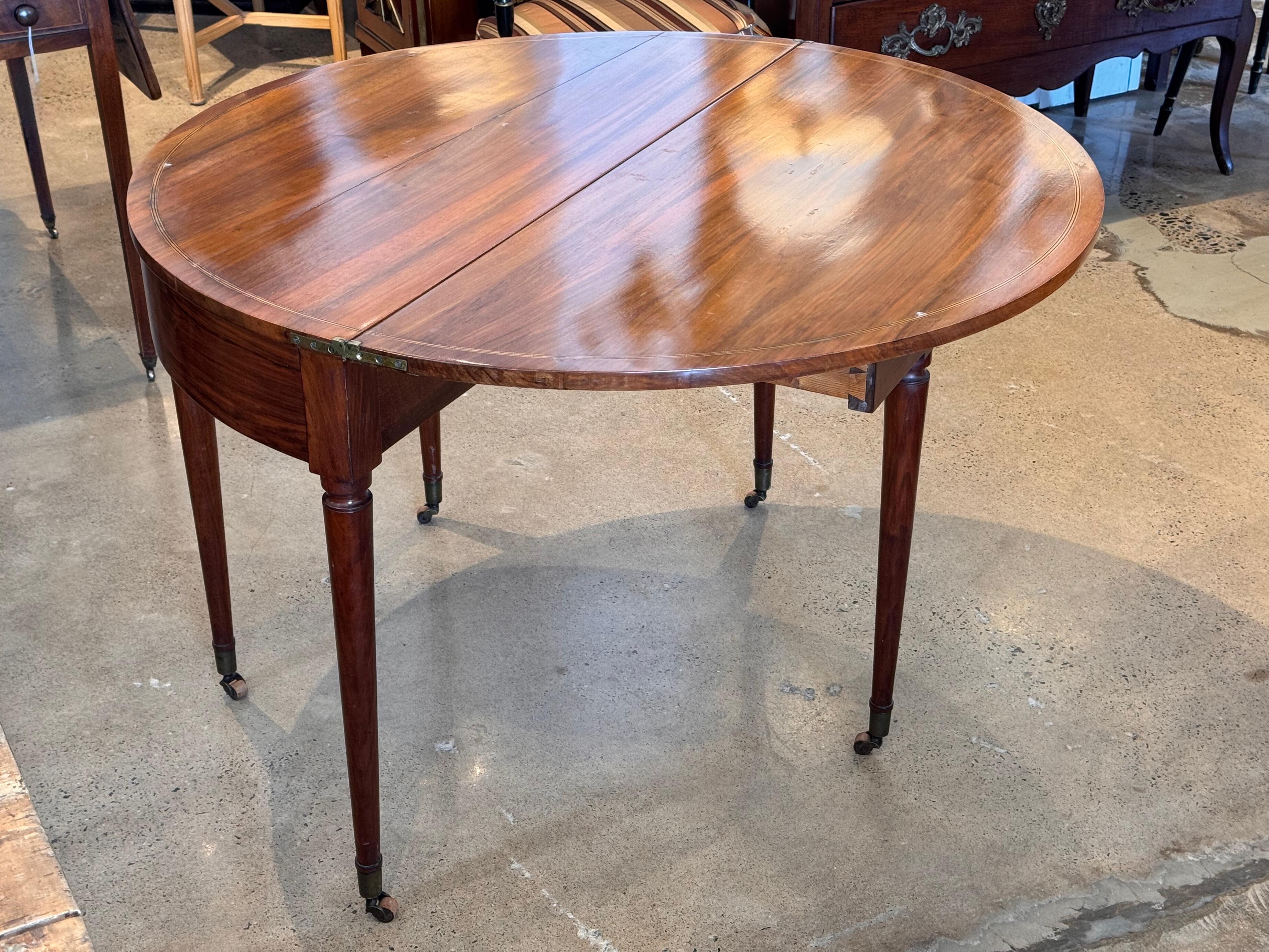 Louis XVI Fold Over Table For Sale 7