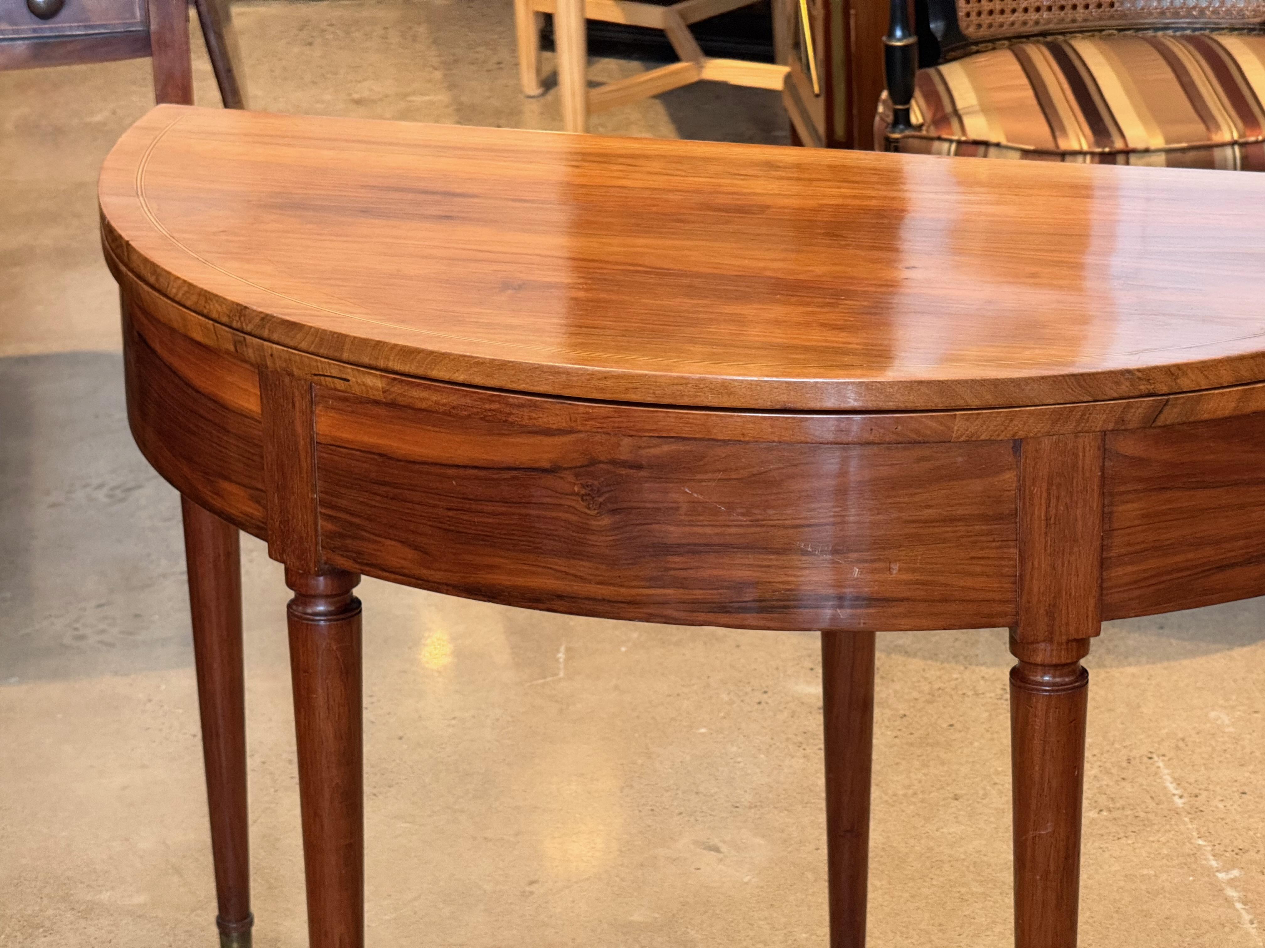 French Louis XVI Fold Over Table For Sale