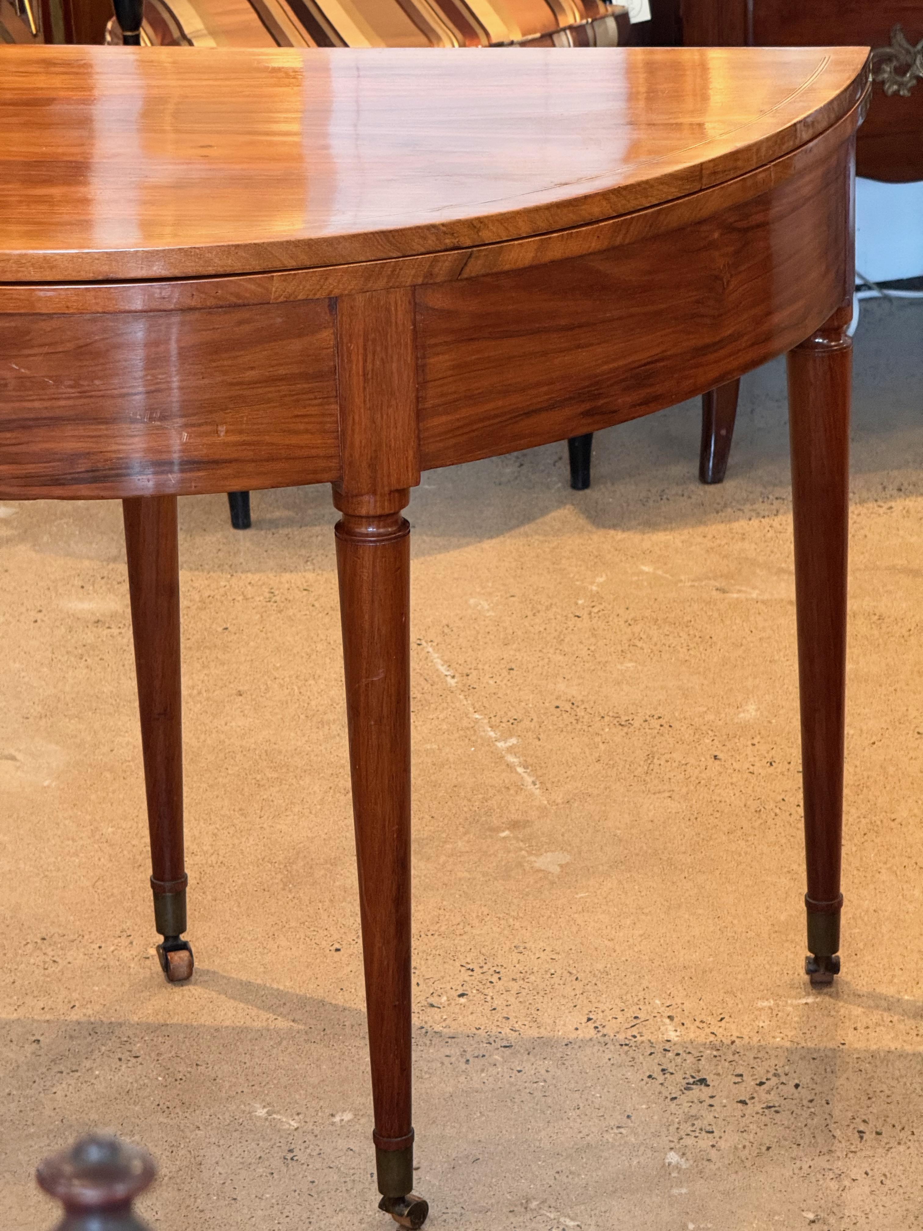 Louis XVI Fold Over Table In Good Condition For Sale In Charlottesville, VA