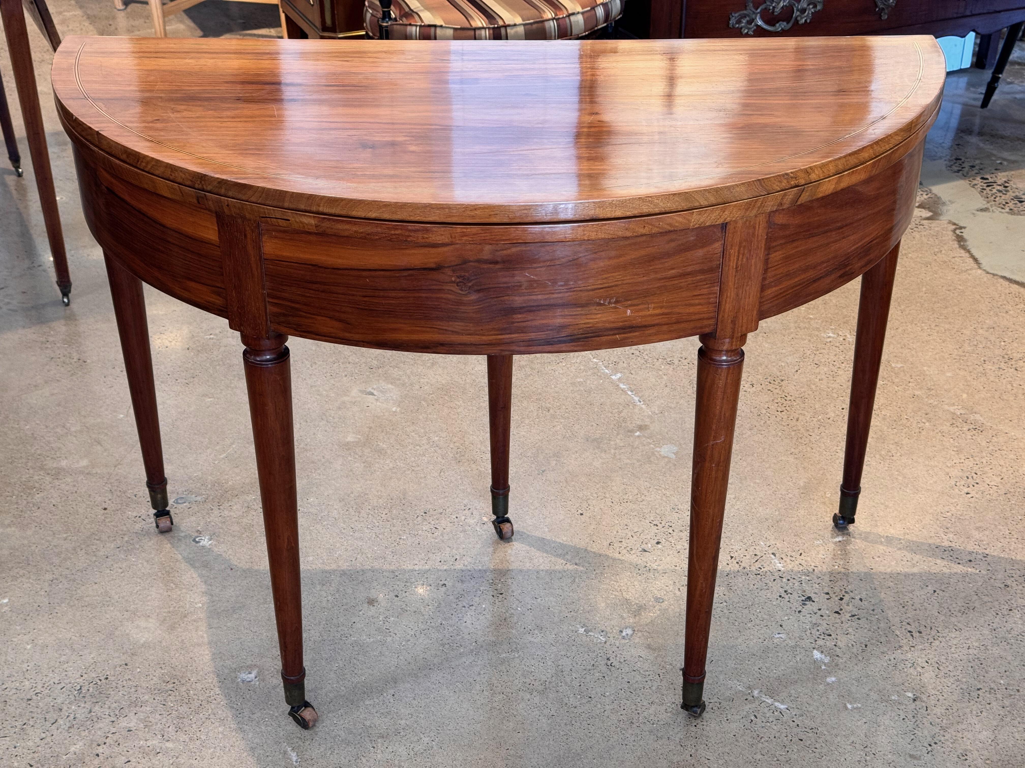 19th Century Louis XVI Fold Over Table For Sale