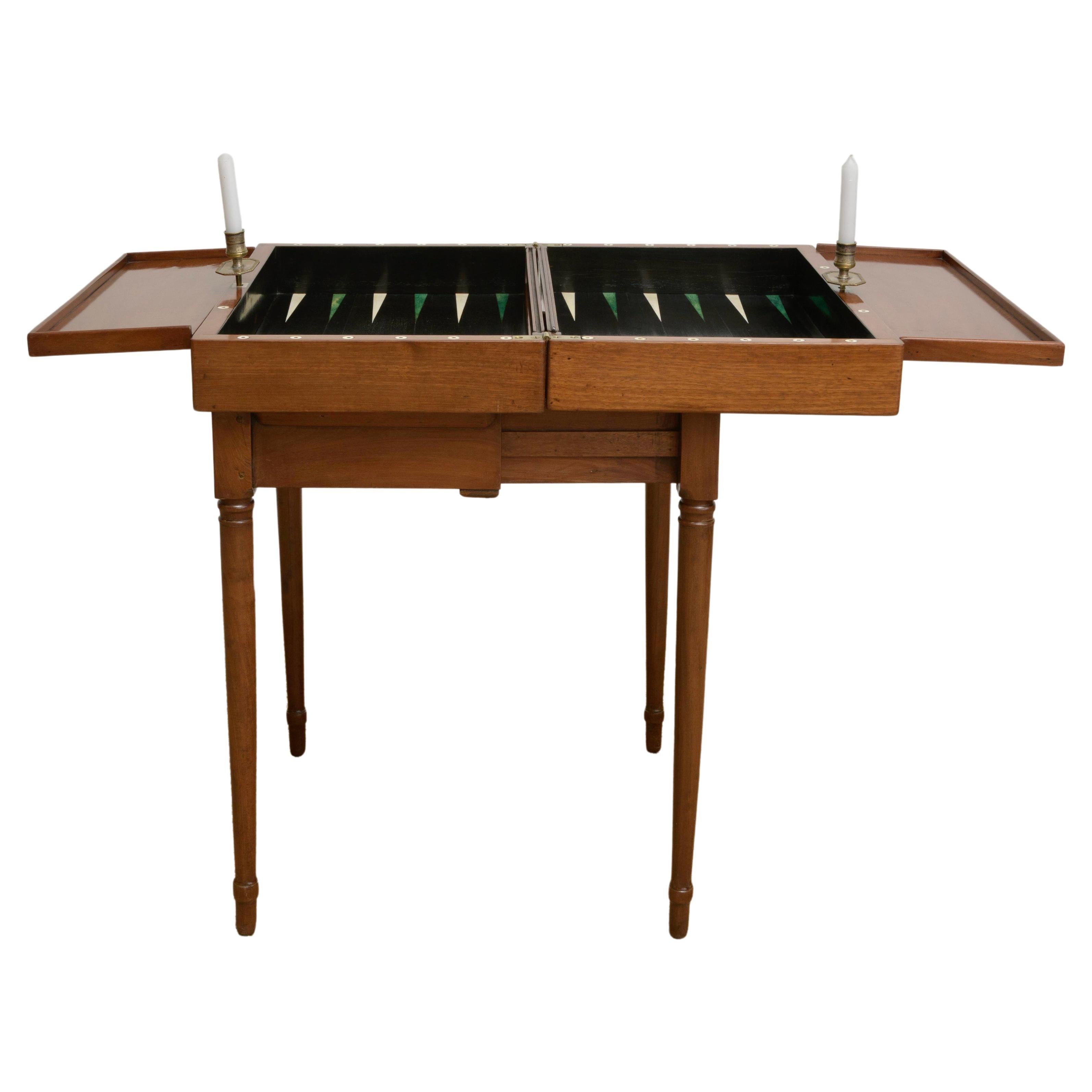 Louis XVI  Table Tric Trac pliante en vente