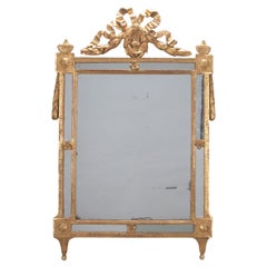 Louis XVI French 18th Century Gilded Mirror