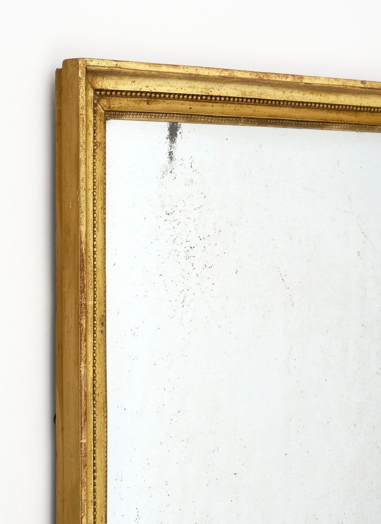 Louis XVI French Antique Mirror In Good Condition For Sale In Austin, TX