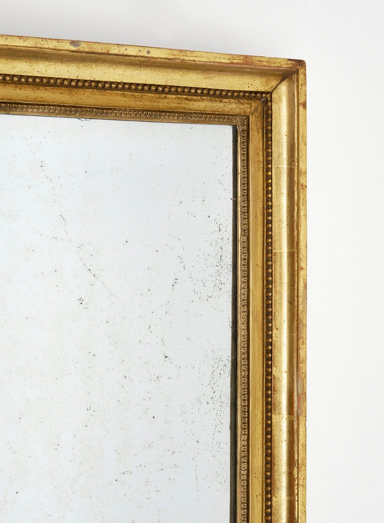 Early 20th Century Louis XVI French Antique Mirror For Sale