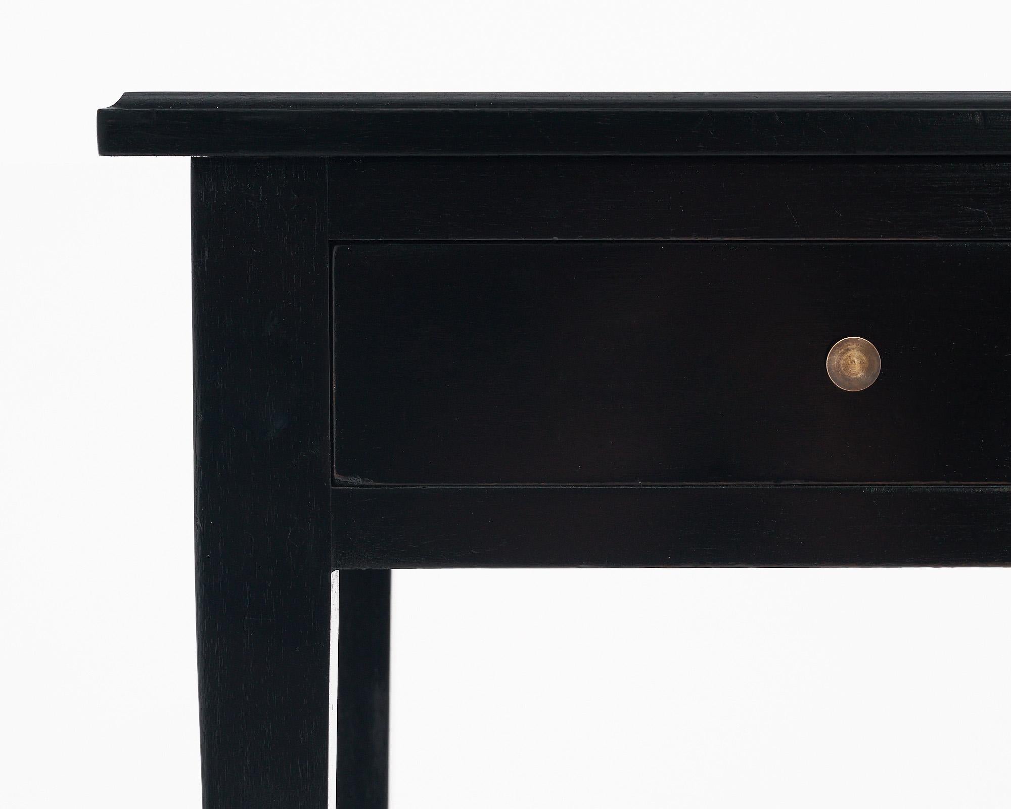 Brass Louis XVI French Antique Writing Desk