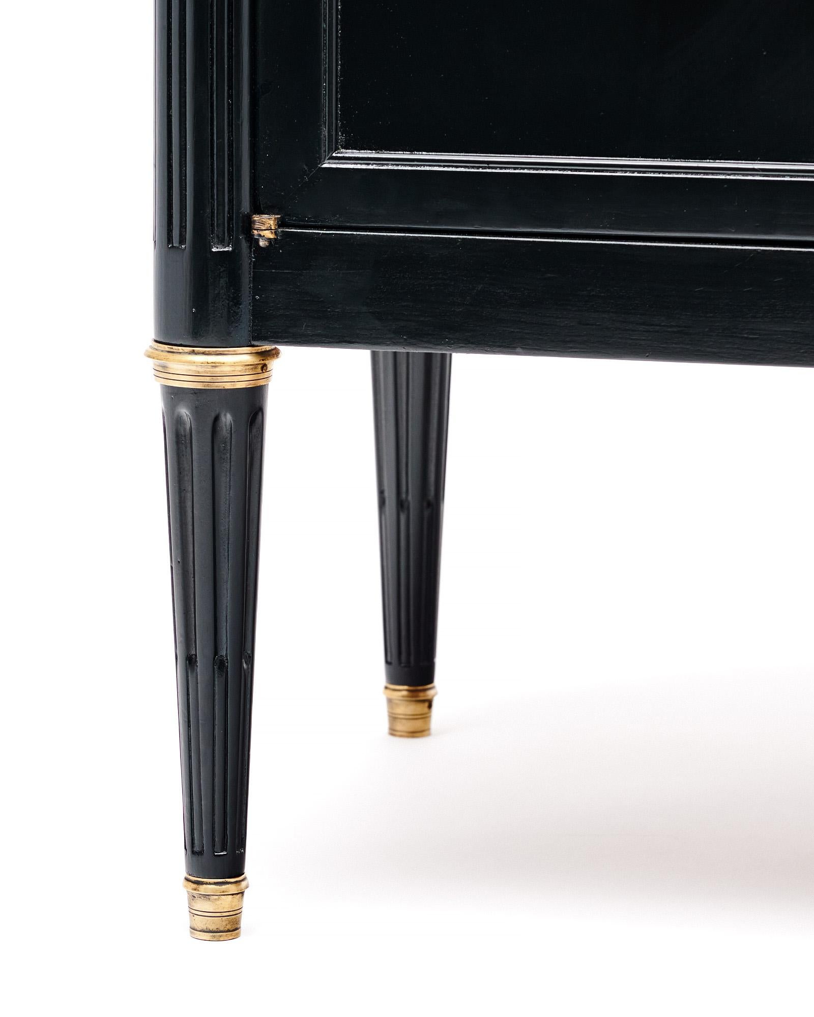 Brass Louis XVI French Buffet For Sale