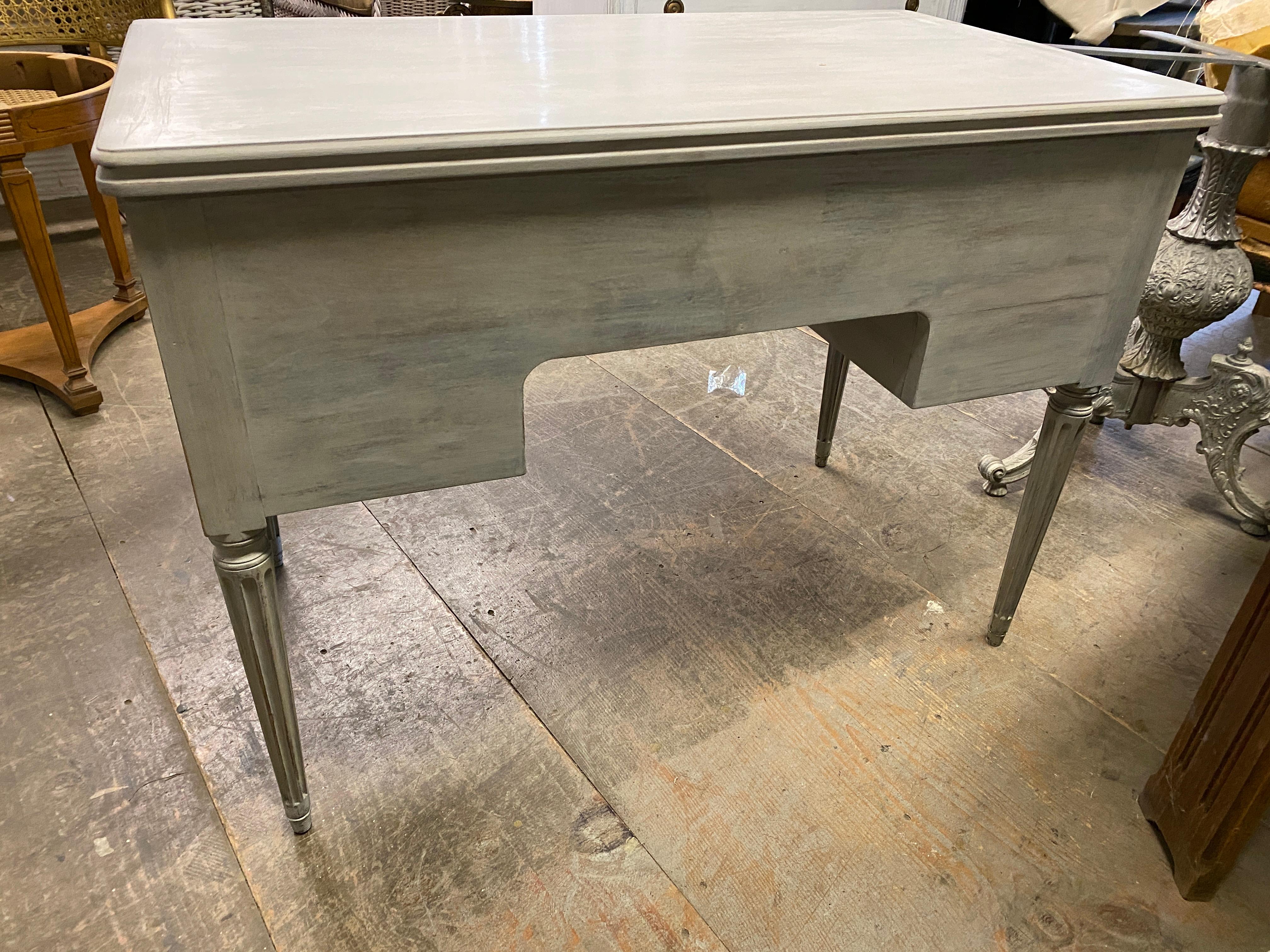 Louis XVI French Country Style Painted Desk 2