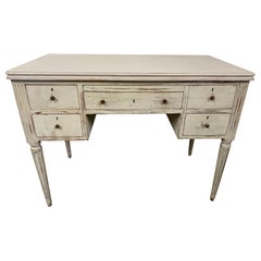 Louis XVI French Country Style Painted Desk