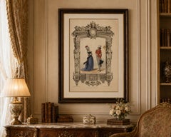 Louis XVI French Court Costume Lithograph, 1792 – Published 1847
