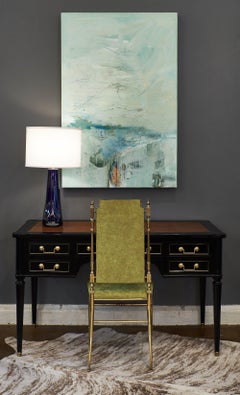 Louis XVI French Ebonized Desk