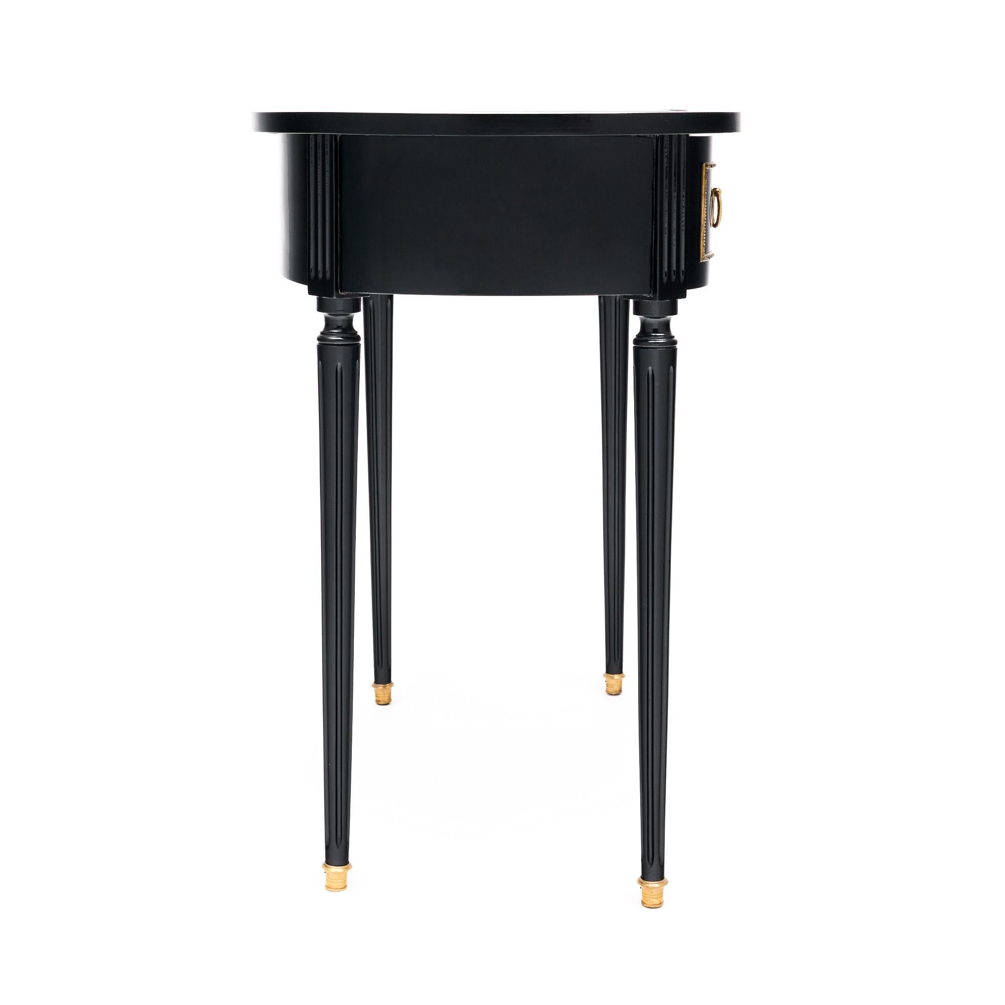 Louis XVI French Ebonized Vanity For Sale 1